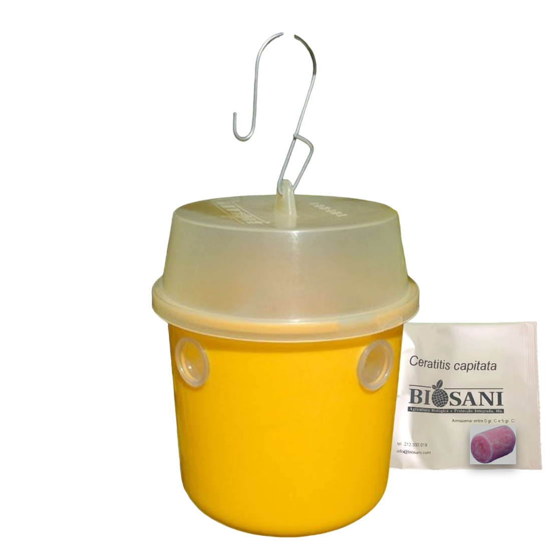 Kit monitorização precisão com 60 armadilhas - Mosca-do-mediterrâneo (Feromona)